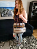 Upcycled Rustic Weekender Bag