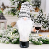 Wine Bottle Santa Toppers
