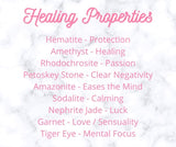 Handmade genuine natural stone slide bracelets