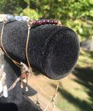 Handmade genuine natural stone slide bracelets